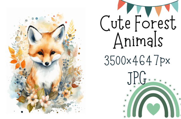 Download Cute Baby Fox Printable Nursery Art - Fox Collection