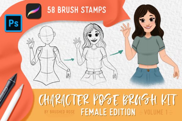 Download Character Pose Brush Kit - Brush Collection