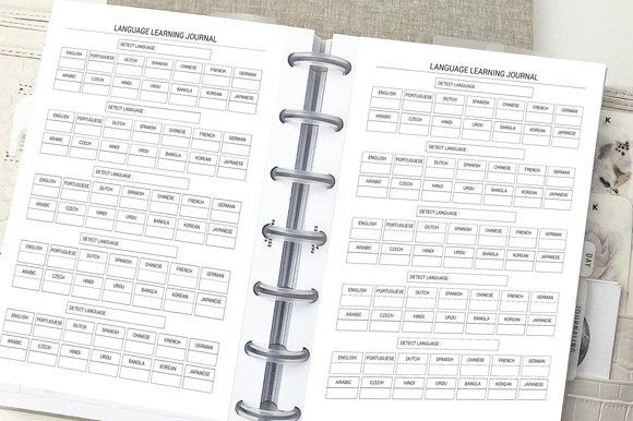 Download Language Learning Journal Kdp Interior - Language learning Collection