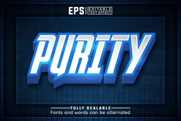 Download Purity 3d -Editable Text Effect - Purity Collection