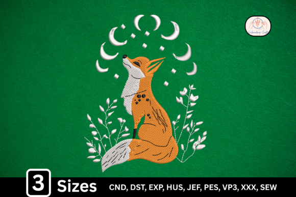Download Celestial Moon Phase Boho Woodland Fox - Fox Collection