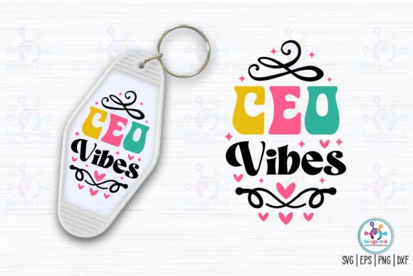 Download CEO Vibes Retro Keychain - Ceo Collection