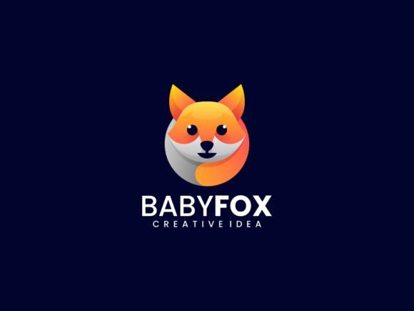 Download Baby Fox Gradient Logo - Fox Collection