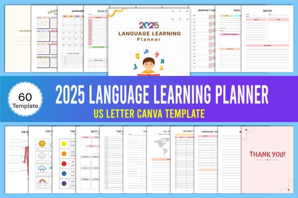 Download 2025 Language Learning Planner - Language learning Collection