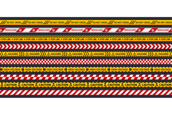 Download Attention Ribbons. Secure Tape Seamless - Tape Collection