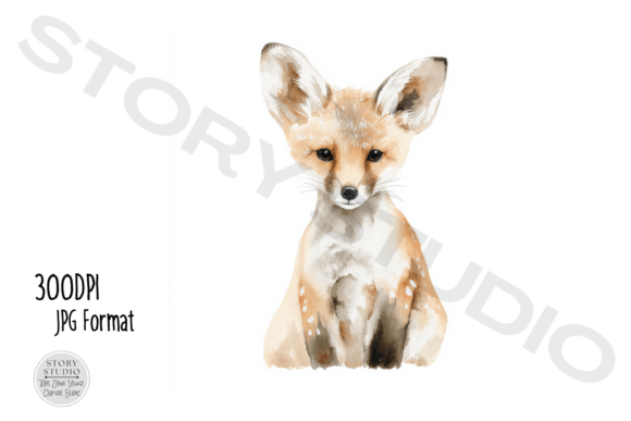 Download Adorable Baby Fox Animal Clipart Set - Fox Collection