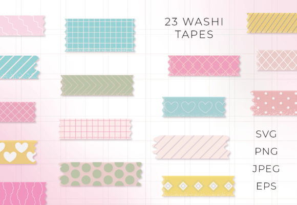 Download Washi Tape Illustrations - Tape Collection
