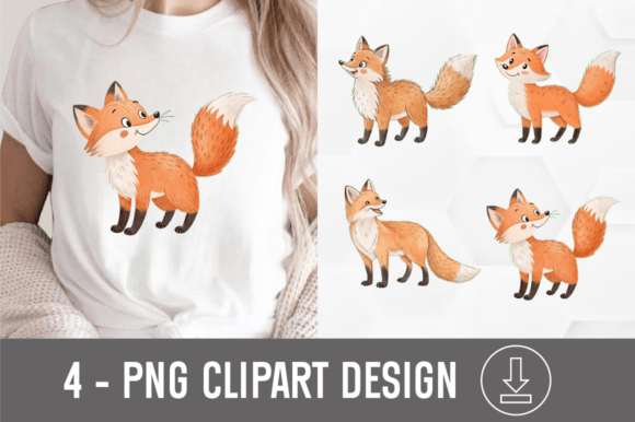Download Watercolor Fox Christmas Clipart - Fox Collection