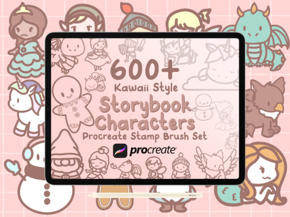 Download 600+ Storybook Character Stamp Brushes - Brush Collection