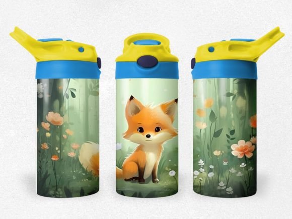 Download Baby Fox Animals 12oz Kids Sippy Tumb... - Fox Collection