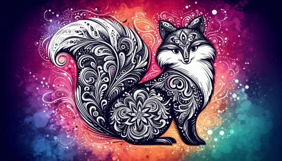Download Glimmering Snow Fox Portrait - Fox Collection
