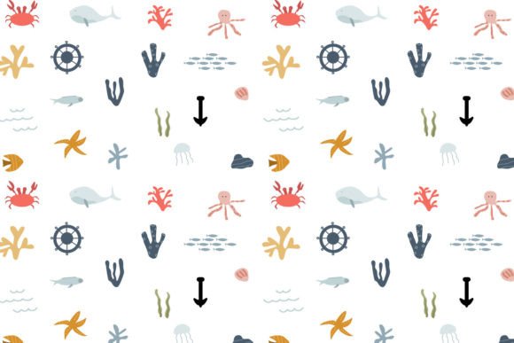 Download Under the Sea Seamless Pattern - Premium Resources