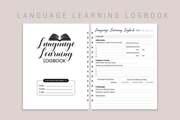 Download Language Learning Logbook Kdp Interior - Language learning Collection